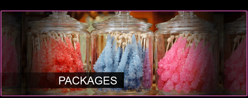 Angies Candy Buffets Packages Banner